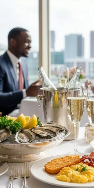 Oysters & Bubbly Weekend Breakfast