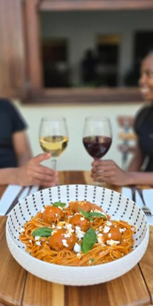 Date Night Spaghetti and Meatballs | R215 for 2