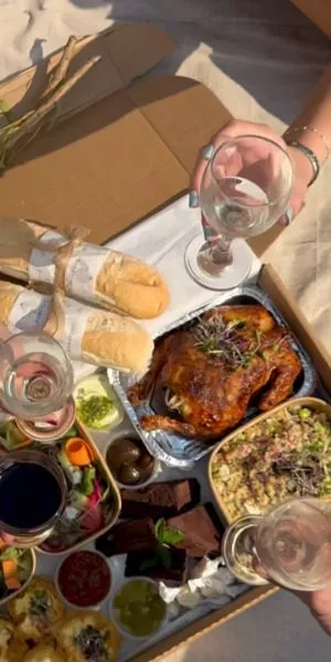 Christmas Picnic Basket of Joy